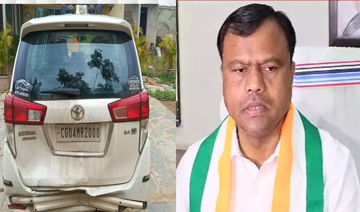 CG News: कांग्रेस अध्यक्ष के काफिले में चल रही 6 गाड़िया आपस में टकराई, पूर्व विधायक समेत 4 घायल...