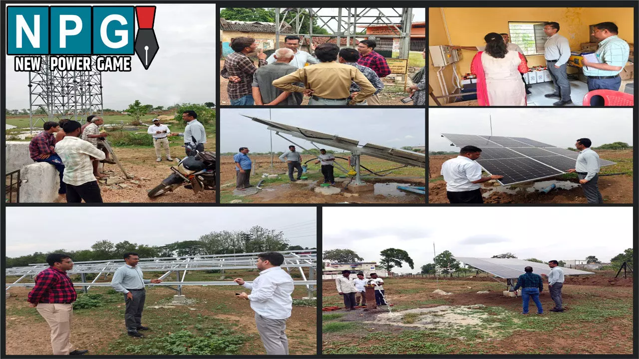 CEO क्रेडा राजेश सिंह राणा का औचक निरीक्षण: सौर संयंत्रों की गुणवत्ता पर जीरो टॉलरेंस, लापरवाही पर अधिकारियों को नोटिस