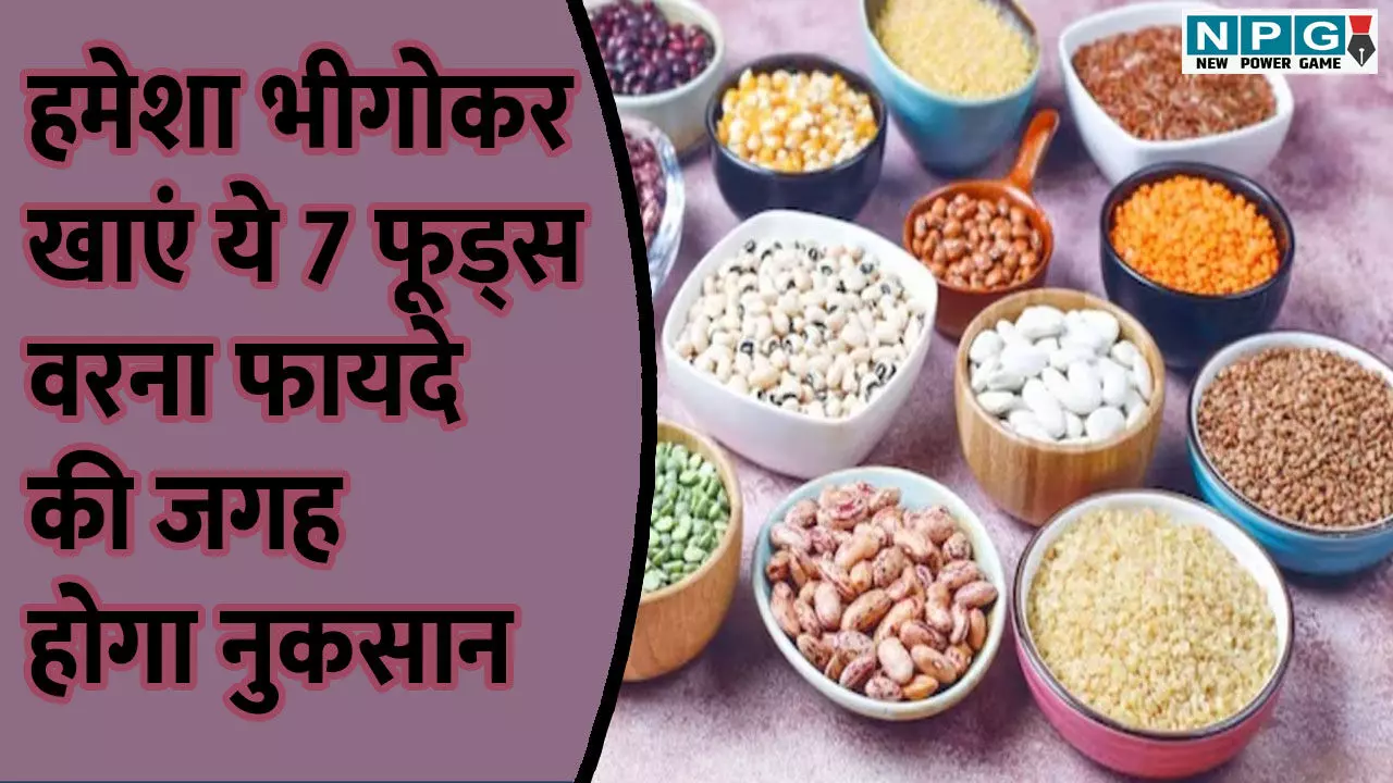 High Protein Foods: इन 7 फूड्स को खाने से पहले भिगोना है जरूरी, नहीं तो हो सकता है नुकसान!
