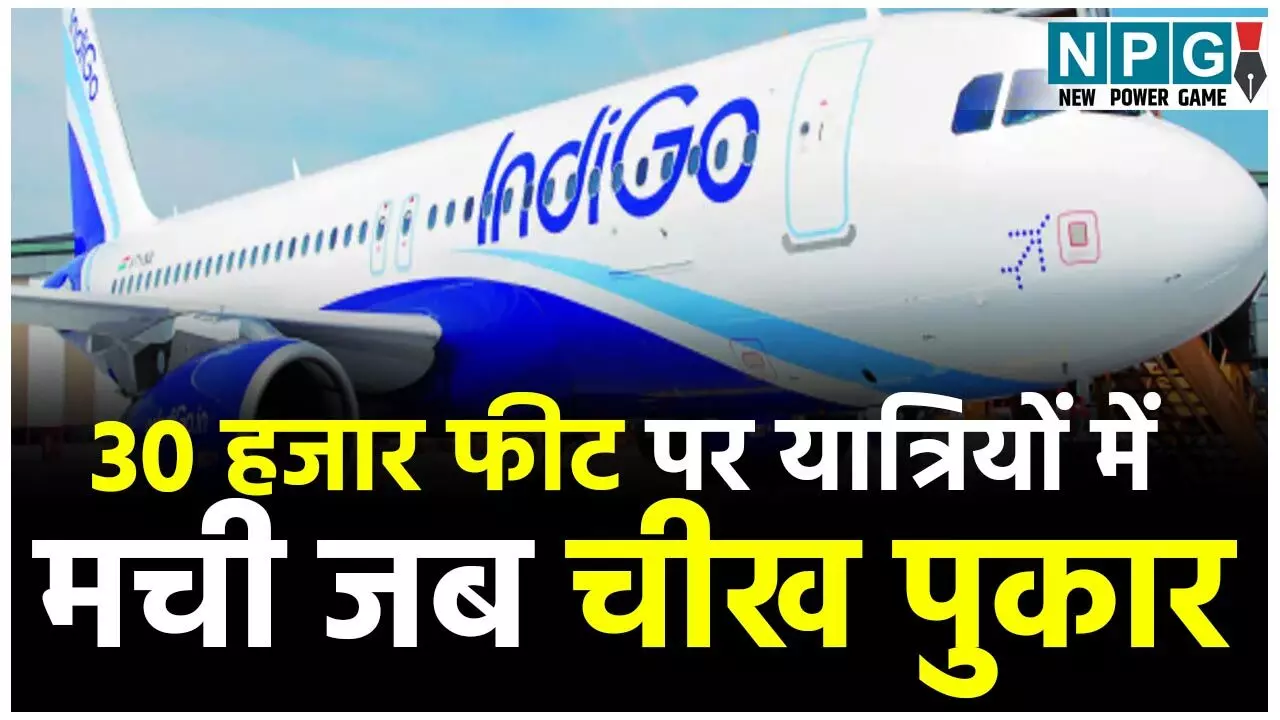 Indigo Plane News: रायपुर से उड़ी फ्लाइट में जब मच गई चीख-पुकार