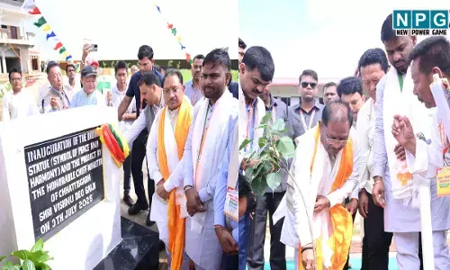 CM Vishnudev Sai in Mainpat: मैनपाट में भगवान बुद्ध की प्रतिमा का CM विष्णुदेव ने किया अनावरण, 30 लाख रुपए के विकास कार्यों की घोषणा, सीसी रोड और मंदिर शेड निर्माण को दी मंजूरी