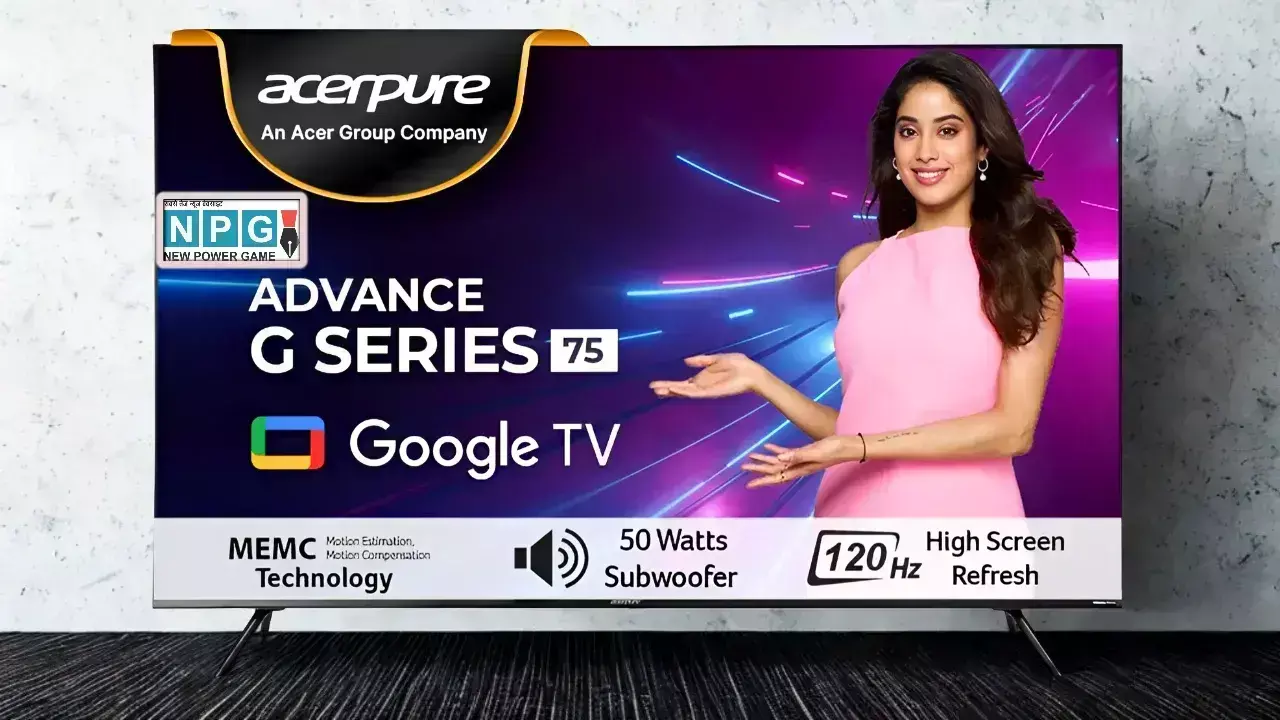 Acerpure Advance G Series 4K QLED TVs Launched in India News Hindi