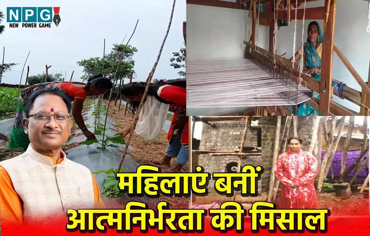 छत्तीसगढ़ में महिलाएं बनीं आत्मनिर्भरता की मिसाल, विष्णुदेव साय की योजनाओं से बन रही लखपति दीदी... छत्तीसगढ़ में महिलाएं बनीं आत्मनिर्भरता की मिसाल, विष्णुदेव साय की योजनाओं से बन रही लखपति दीदी...