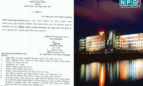 जीएडी ने बेमेतरा सीईओ को हटाया, जिला पंचायत एक, सीईओ 2 का मामला, एनपीजी ने प्रमुखता से उठाया था