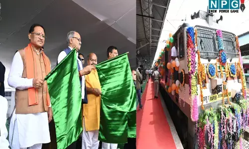 CG Rail News: रायपुर-जबलपुर नई एक्सप्रेस ट्रेन आज से शुरू, छत्तीसगढ़, महाराष्ट्र और मध्यप्रदेश के यात्रियों को मिलेगी सुविधा...CM विष्णुदेव, विधानसभा अध्यक्ष ने दिखाई हरी झंडी