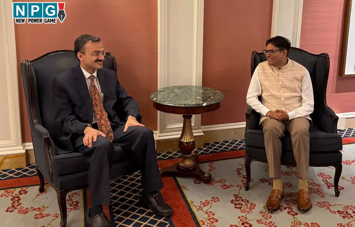 OP Choudhary: वित्त मंत्री ओपी चौधरी की अमेरिका में मिनिस्टर आशुतोष जिंदल से मुलाकात, अनेक विषयों पर हुई चर्चा...