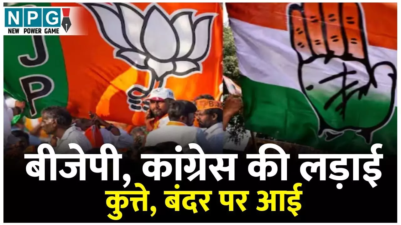 CG BJP-Congress News: भाजपा और कांग्रेस की लड़ाई: बंदर और कुत्ते तक आई! CM को बंदर, तो पूर्व CM को स्वान बना डाला...