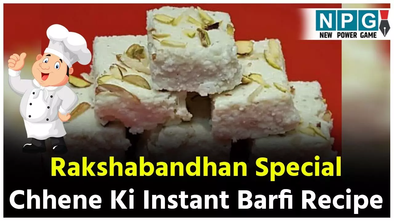 Rakshabandhan Special Chhene Ki Instant Barfi Recipe: केवल 10 मिनट में बनाइये हलवाई स्टाइल छेने की इंस्टेंट बर्फी, अपने हाथों से बनी इतनी बढ़िया मिठाई देख झूम उठेगा मन...