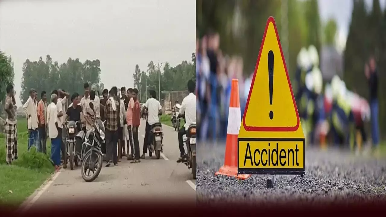 भीषण सड़क हादसा: श्रावस्ती में ट्रैक्टर ट्राले ने बाइक सवार 6 लोगों को मारी टक्कर, 5 लोगों की मौके पर मौत भीषण सड़क हादसा: श्रावस्ती में ट्रैक्टर ट्राले ने बाइक सवार 6 लोगों को मारी टक्कर, 5 लोगों की मौके पर मौत