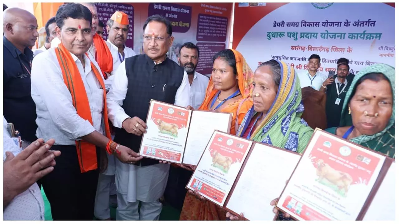 CM Vishnu Deo: CM विष्णु देव ने सारंगढ़-बिलाईगढ़ जिले को दी 186 करोड़ रुपये के विकास कार्यों की सौगात...