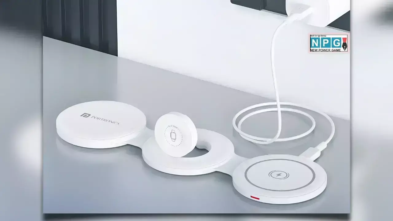 Portronics ChargeMate Trio Wireless Charger Launched News Hindi