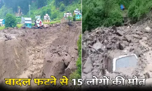 बादल फटने से आई बाढ़, अब तक 15 लोगों की मौत, मचैल माता मंदिर यात्रा के लिए जुटे थे लोग