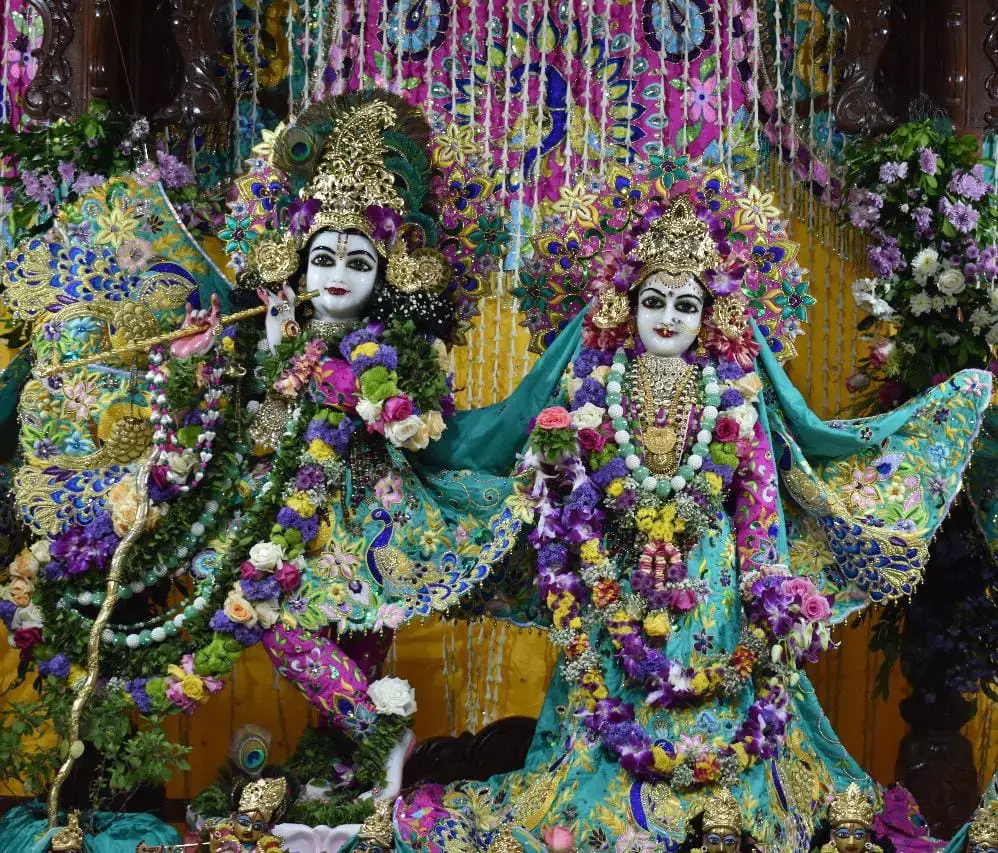 Krishna Janmashtami 2025 : रायपुर में जन्माष्टमी महोत्सव की धूम,ठाकुर जी के भोग के लिए तैयार किए गए 11 क्विंटल मालपुए..फूलों से सजे मंदिर..भगवान के दर्शन के लिए उमड़े श्रद्धालु