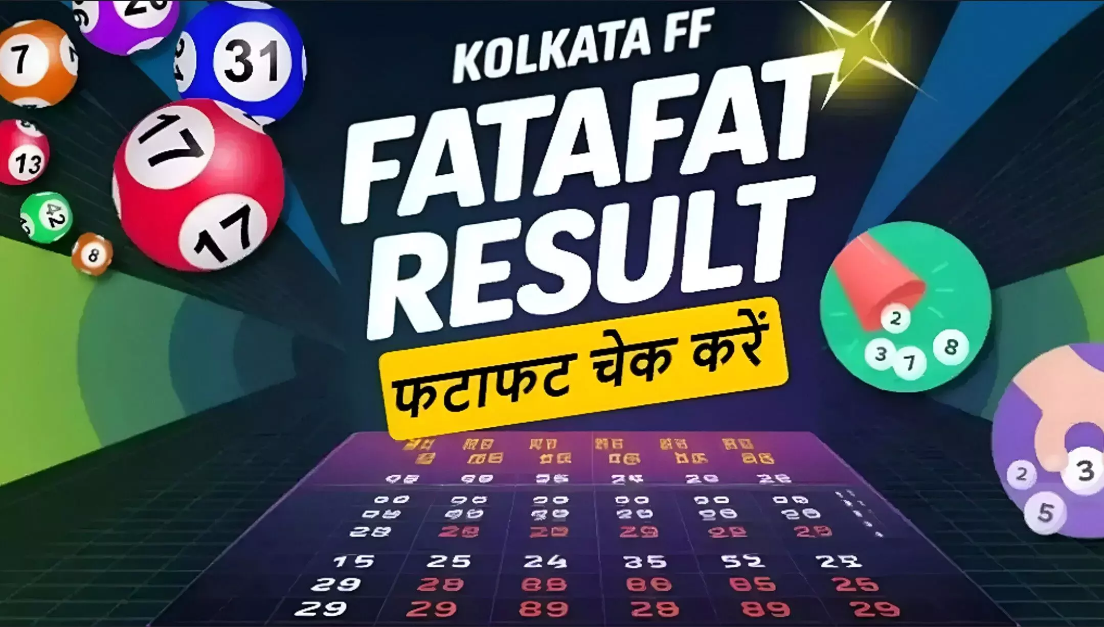 Kolkata FF Fatafat Result Today Live: कोलकाता एफएफ फटाफट परिणाम आज 20 अगस्त का रिजल्ट देखें, पत्ती चार्ट और जीतने का मौका 1 करोड़ तक!