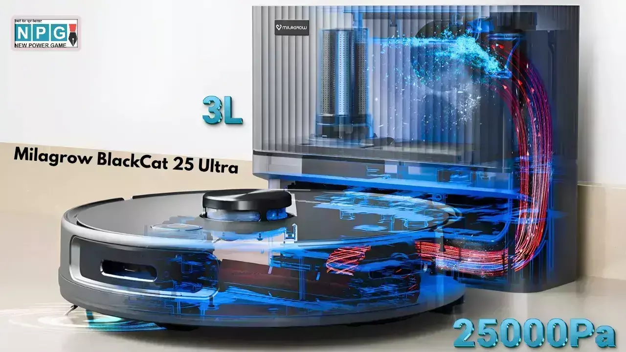Milagrow BlackCat 25 Ultra Robot Vacuum Cleaner Launched News Hindi