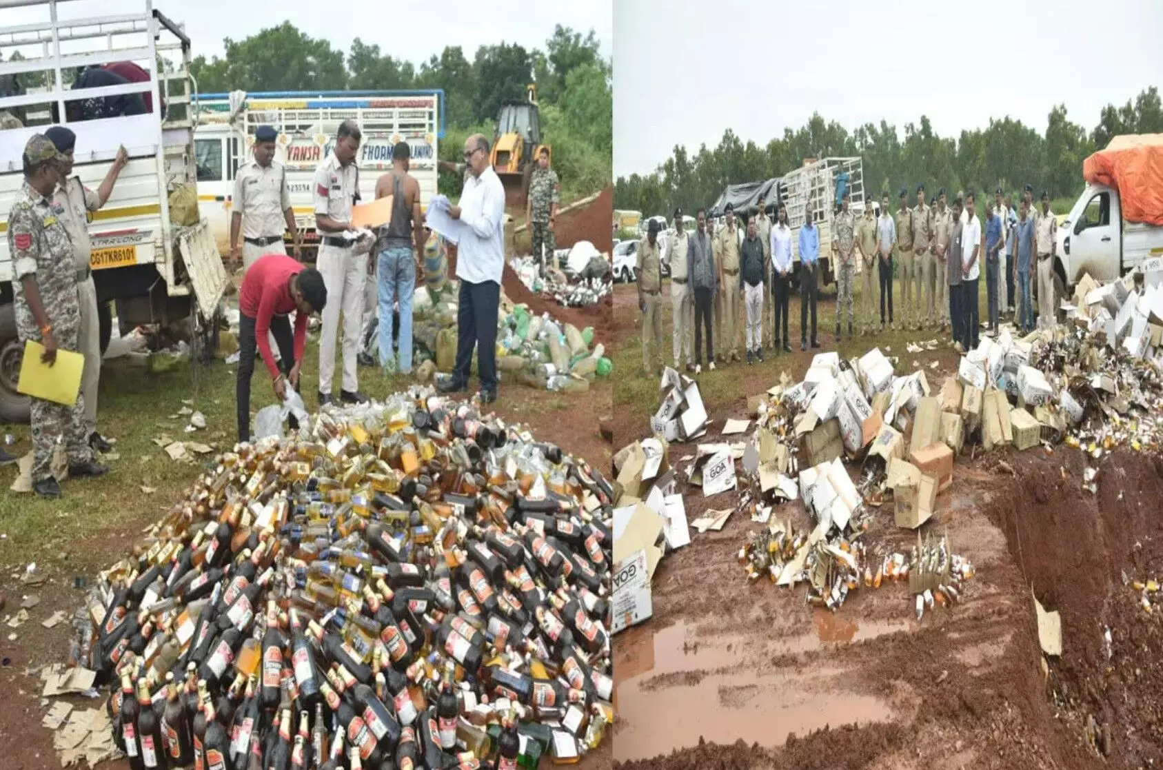 Jagdalpur Crime: 1.10 करोड़ की शराब पर चला जेसीबी,... ... CG Top News 22 August: छत्तीसगढ़ की ताज़ा खबरें, टॉप CG News, राजनीति से अपराध तक, पढ़ें छत्तीसगढ़ की हर बड़ी खबर