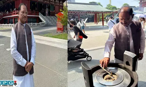 CG News: मुख्यमंत्री साय ने जापान पहुंचने के बाद सबसे पहले टोक्यो स्थित ऐतिहासिक असाकुसा मंदिर में की पूजा-अर्चना, छत्तीसगढ़ की 3 करोड़ जनता की खुशहाली और समृद्धि की कामना