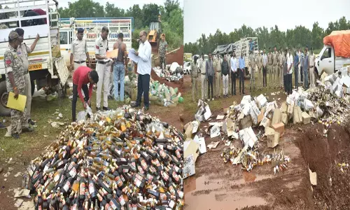 Jagdalpur Crime: 1.10 करोड़ की शराब पर चला जेसीबी, एसपी समेत आला अधिकारी रहे मौजूद...