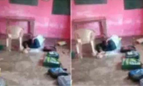 MP NEWS : क्लास में पढ़ाई की जगह नींद! बैग पर सिर रखकर सोते दिखे सर जी, वीडियो हुआ वायरल