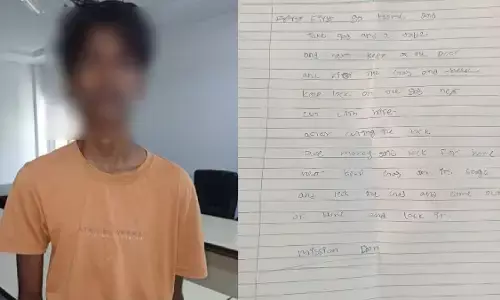 Hyderabad Murder News : ऐसा अपराध इस उम्र में, नाबालिग ने पूरा प्लान पहले पेपर पर तैयार किया...चोरी की फिर चोरी करते देख लिया बच्ची ने तो कर दी हत्या
