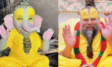 Google पर इतने सर्च हुए Sant Premanand Maharaj की भक्तों के बीच आये गणपति रूप में, कोई बता रहे अनोखी श्रद्धांजलि, तो कोई भगवान गणेश का अनादर