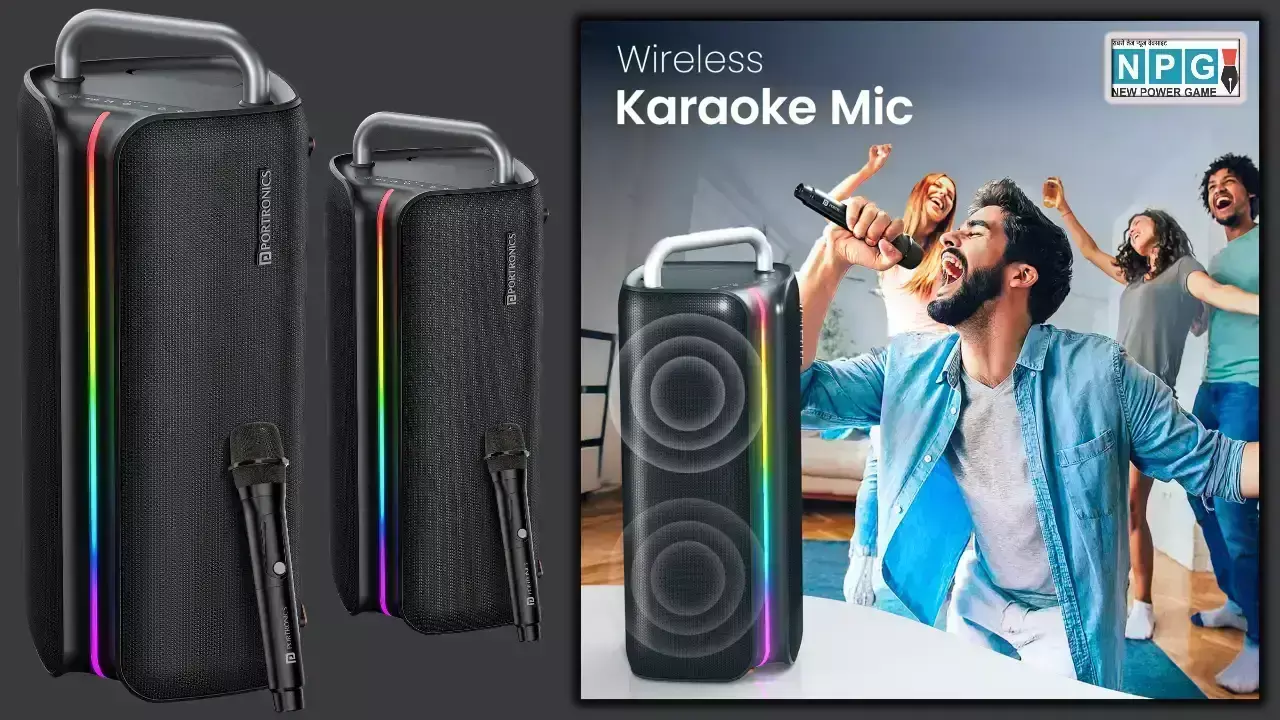 Portronics Nebula X 150W Wireless Party Speaker Launched in India News Hindi