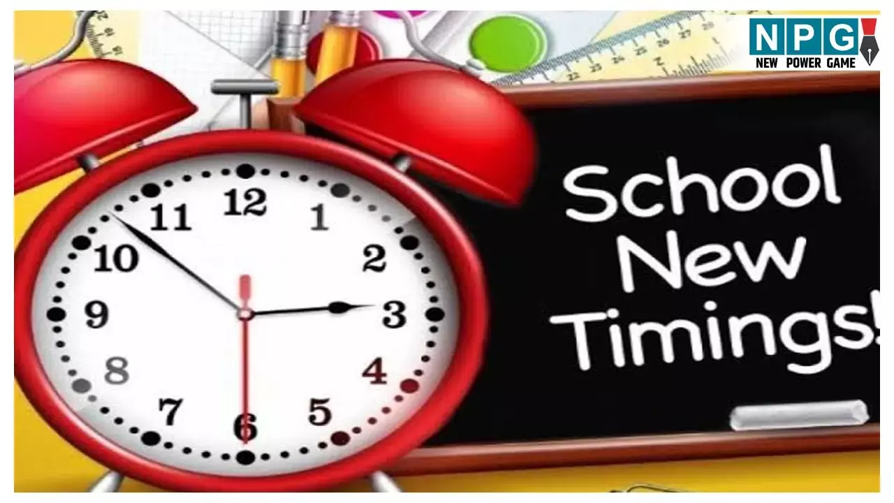 CG School Timing Change