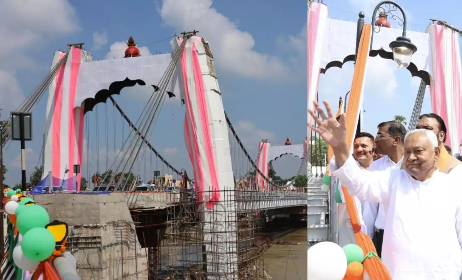 Bihar News: बिहार चुनाव से पहले नीतीश कुमार ने दी ₹1,159 करोड़ की सौगात, राज्य को मिला पहला केबल सस्पेंशन पुल