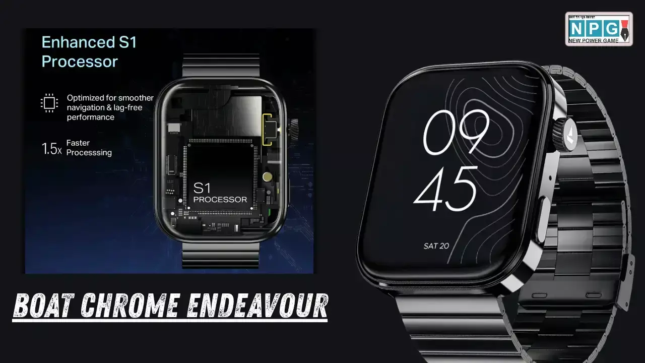 Boat Chrome Endeavour Smartwatch Launched in India News Hindi