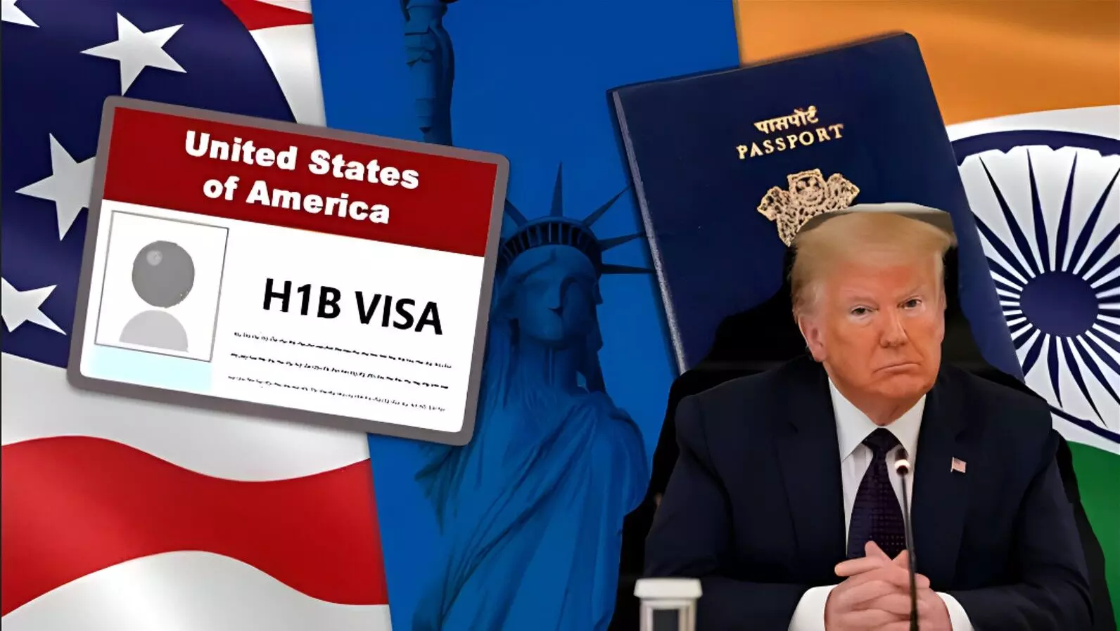 H-1B Visa Annual Fee Hiked: : डोनाल्ड ट्रंप ने भारत को दिया एक और बड़ा झटका, अब H-1B VISA के लिए देना होगा 88 लाख रुपये, जानिए पहले कितनी थी फीस