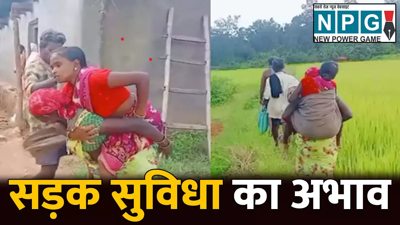 CG News: महिला को सांप ने काटा: सड़क न होने से गांंव तक नहीं पहुंच पाई एम्बुलेंस, दूसरी महिला ने पीठ पर लादकर पहुंचाया अस्पताल