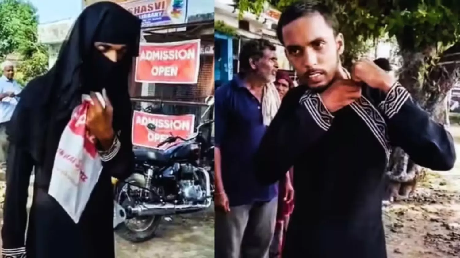 बुर्के में दिखी मर्दाना चाल वाली महिला! फिर पर्दा उठाते ही हुआ चमत्कार; लोगों ने कहा- वाह क्या सीन है..देखें वायरल वीडियो