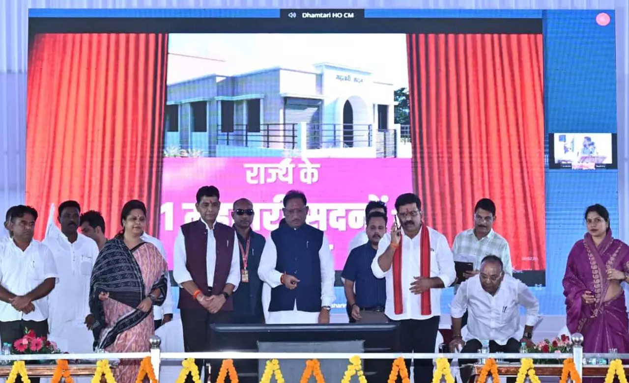 CG News: मुख्यमंत्री ने 51 महतारी सदनों का वर्चुअल शुभारंभ किया, सीएम विष्णु देव बोले-छत्तीसगढ़ की तरक्की का आधार बनेंगे महतारी सदन