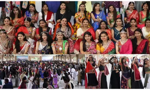 Rawatpura Government University: ढोलीदा की ताल पर झूमी यूनिवर्सिटी: नवरात्रि के रंग में रंगा रावतपुरा सरकार यूनिवर्सिटी...