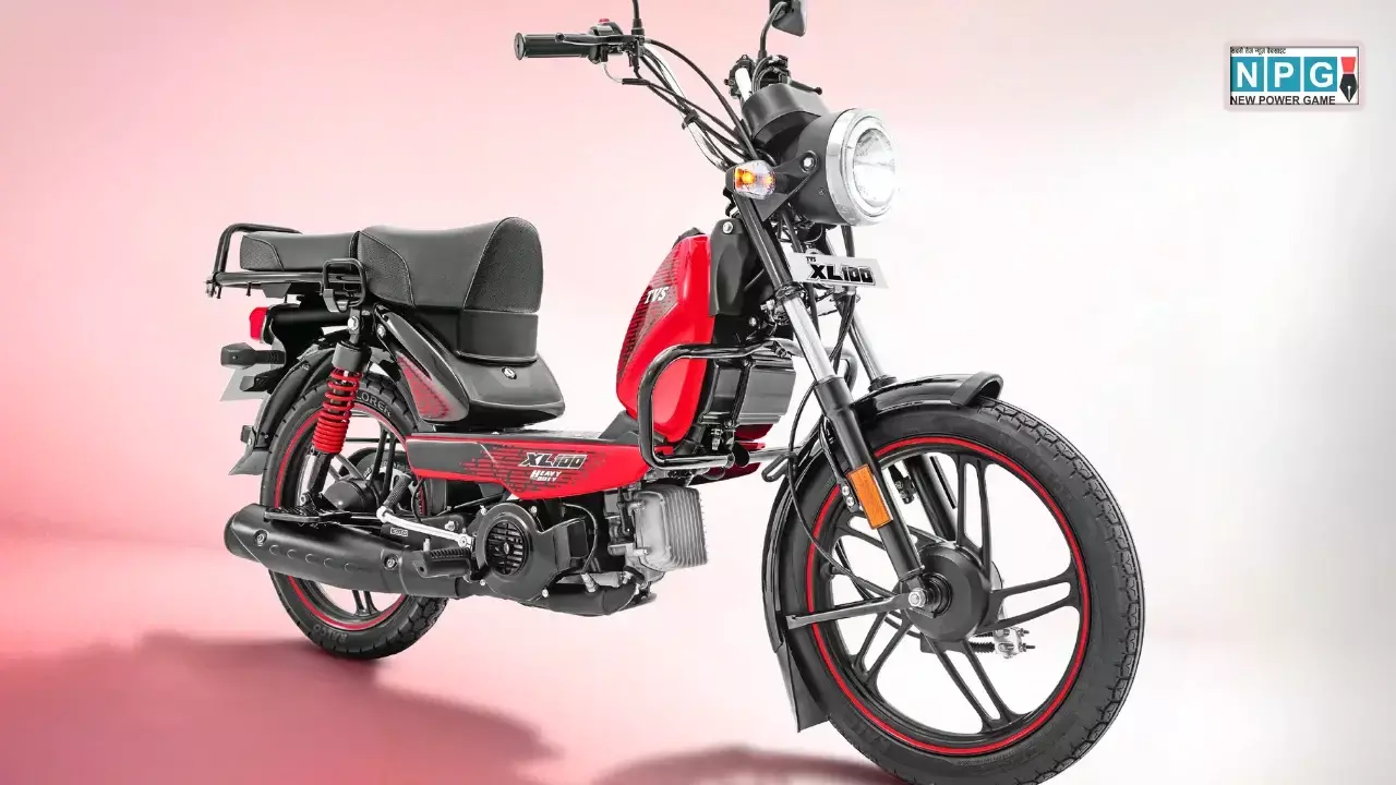 TVS XL100 Heavy Duty Alloy Wheel Variant Launched in India News Hindi