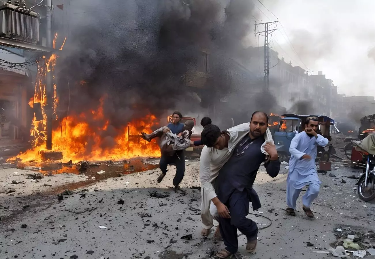 Pakistan Bomb Blast: बम धमाके से फिर दहला पाकिस्तान, हर तरफ लाशें ही लाशें! अस्पतालों में इमरजेंसी घोषित, देखें VIDEO