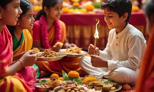 Navratri Kanya Pujan me balak : कन्या भोजन में 9 कन्या के साथ एक बालक का होना जरूरी, आखिर किसका रूप है ये बालक, जानिए इसके पीछे की मान्यता और  रहस्य