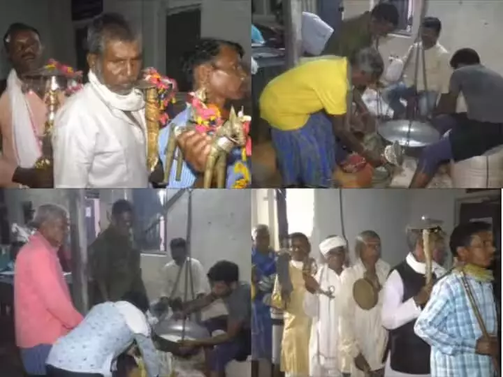 Bastar Dussehra : 1700 देवी-देवताओं का अनूठा संगम, बस्तर दशहरा में राशन लेने कतार में खड़े हुए देवता