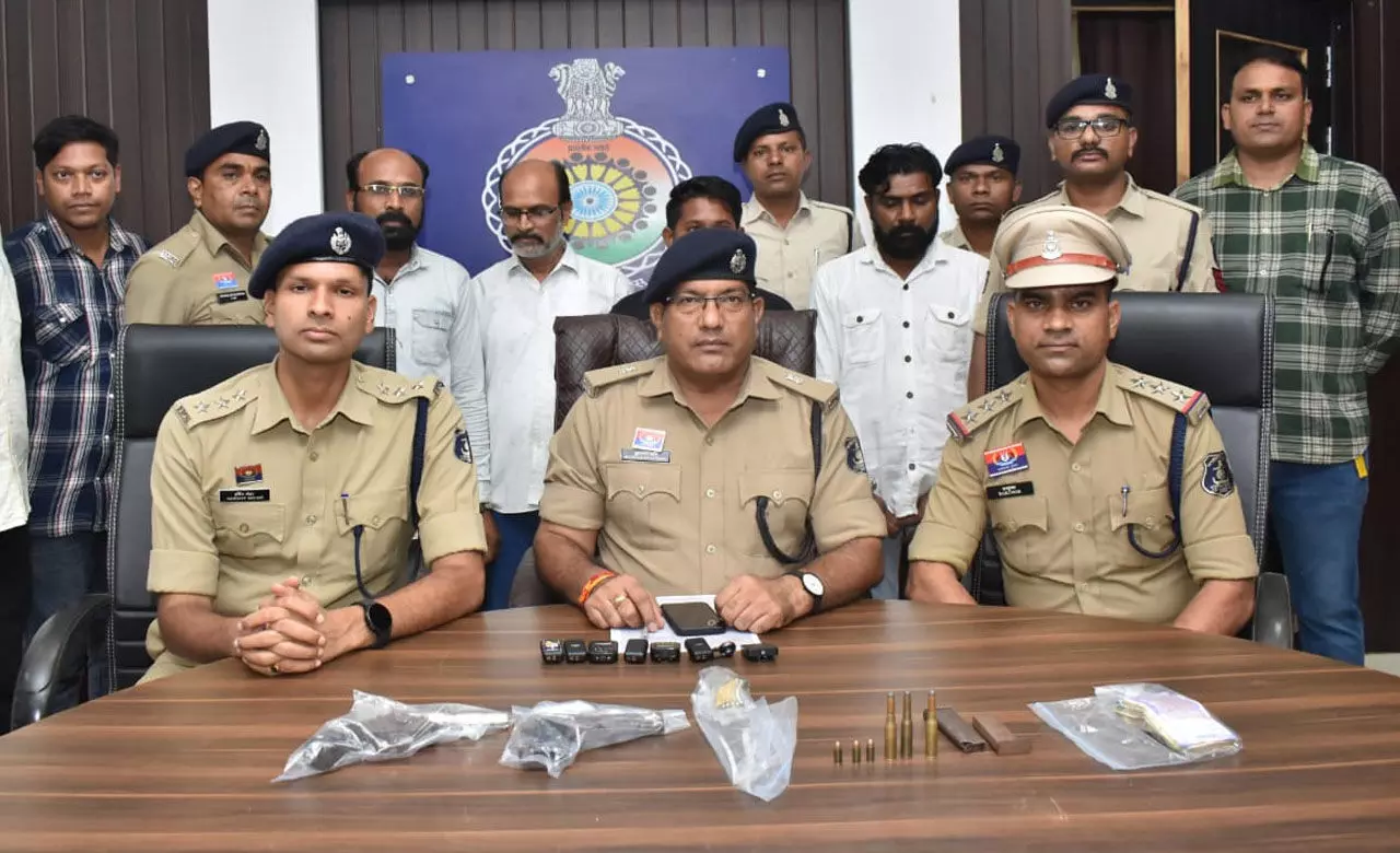 Durg News: पिस्टल, कट्टा रखकर शराब की तस्करी, चार आरोपी गिरफ्तार...