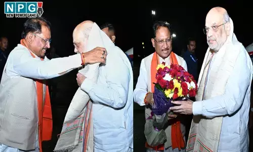 CG News: केंद्रीय गृह मंत्री अमित शाह का CM विष्णुदेव ने एयरपोर्ट पर किया स्वागत, 4 अक्टूबर को जगदलपुर के विभिन्न कार्यक्रमों में होंगे शामिल...