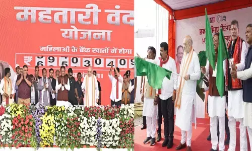 Amit Shah in Jagdalpur: महतारियों के लिए खुशखबरी, मुख्यमंत्री ग्रामीण बस योजना का शुभारंभ, गृह मंत्री अमित शाह ने दी बड़ी सौगात...