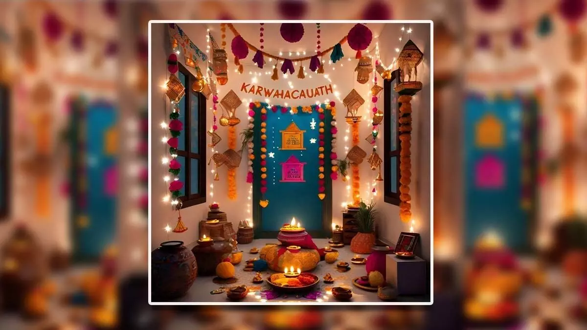 Karwa Chauth Decoration Unique Ideas : खुद के साथ बालकनी, छलनी और थाल को भी बनाये खास, तभी तो फोटो पर आएगी Wow लाइक