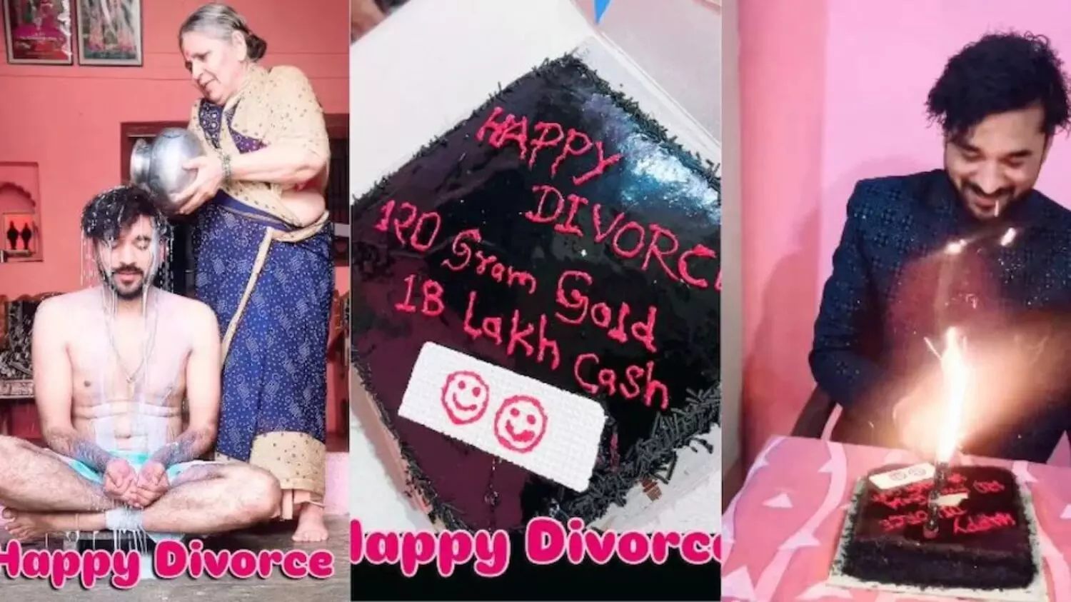 दूध से नहाकर मनाया तलाक का जश्न! युवक ने केक काटकर कहा- अब मैं सिंगल हूं, खुश हूं, आजाद हूं.. देखें ये वायरल वीडियो