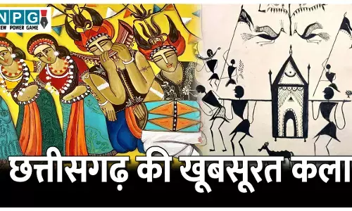 Chhattisgarh Ki Famous Painting: छत्तीसगढ़ में घरों की दीवारों में पाई जाती है ये पेंटिंग,जानिए स्थानीय समुदाय और कला का रहस्य..