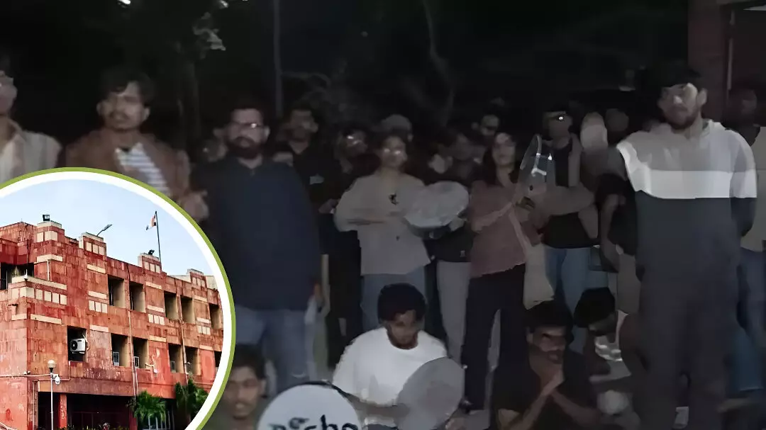JNU Protest: JNU में छात्रों और पुलिस में झड़प, 28 छात्र हिरासत में, छह पुलिसकर्मी घायल