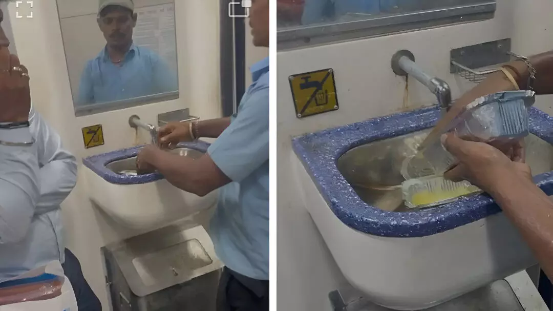 Amrit Bharat Express: अमृत भारत एक्सप्रेस में सेहत से खिलवाड़, डिस्पोजल फूड बॉक्स धोकर फिर परोसे गए, IRCTC ने की बड़ी कार्रवाई, वीडियो हुआ वायरल