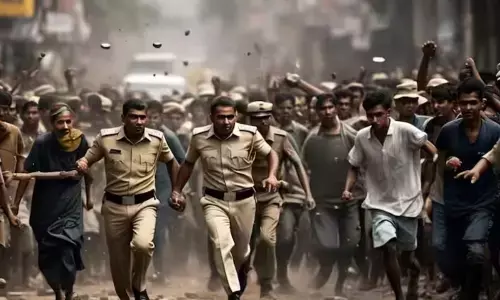 थाने में घुसकर पुलिस पर हमला! प्रेम प्रसंग मामले में शुरू हुआ था बवाल; हमले में 2 जवान घायल..जाने पूरा विवाद