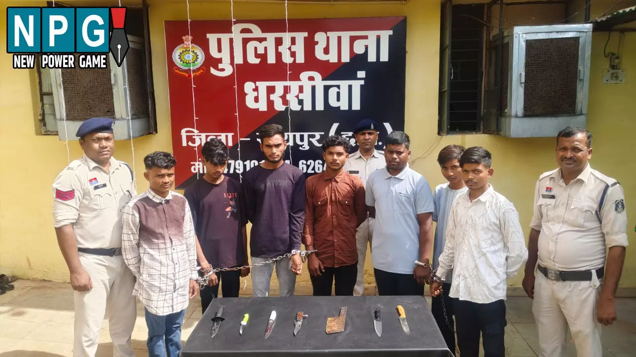 Raipur Crime News: चाकू लेकर रील्स बनाना पड़ा भारी: पुलिस ने 7 आरोपी को गिरफ्तार कर निकाला जुलुस, कहा- गुंडागर्दी पाप है, पुलिस हमारा बाप है