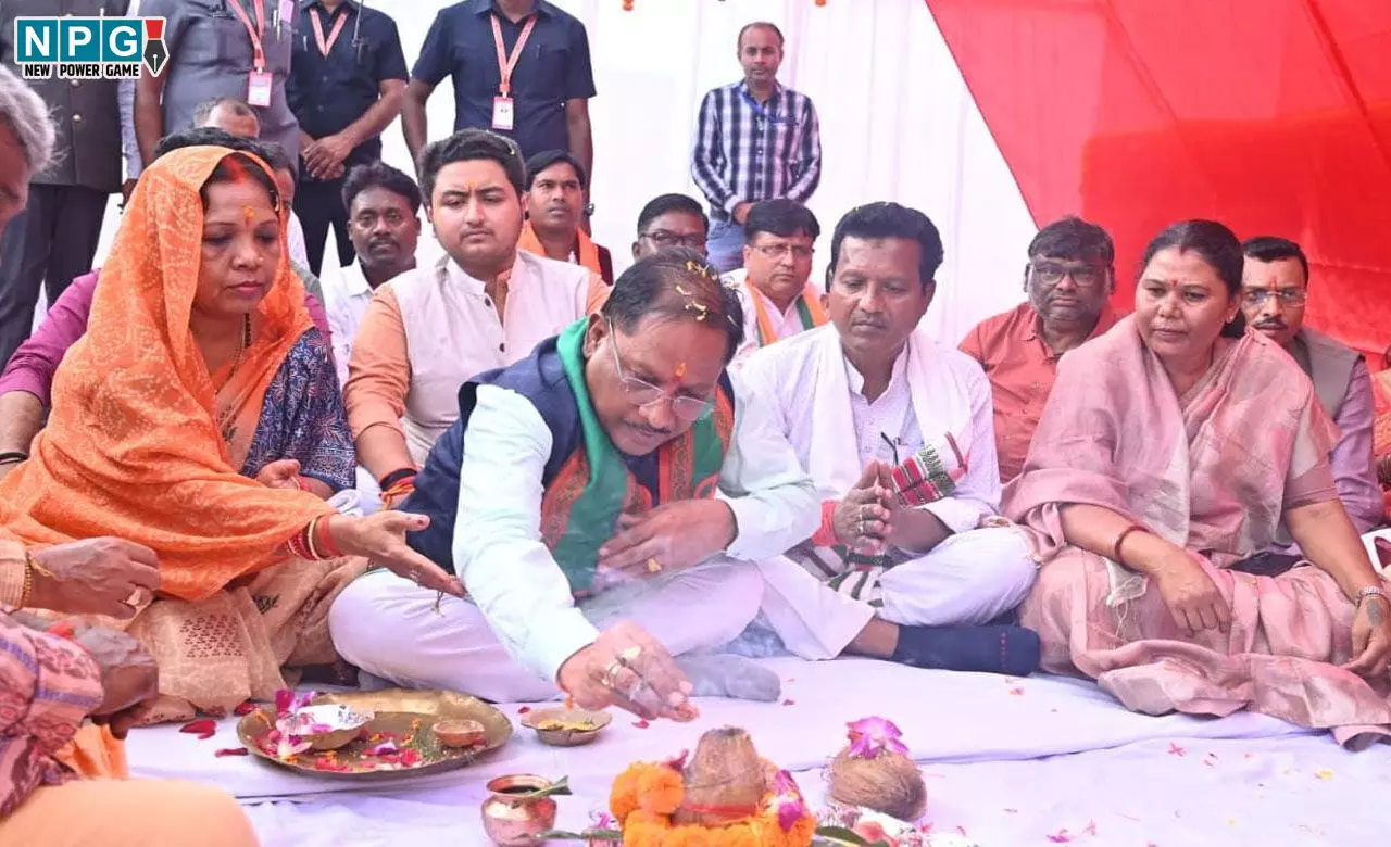 CM Vishnudeo: मुख्यमंत्री विष्णुदेव ने जशपुर जिले के फरसाबहार में 40.89 करोड़ के 13 कार्यों का किया लोकार्पण व भूमिपूजन CM Vishnudeo: मुख्यमंत्री विष्णुदेव ने जशपुर जिले के फरसाबहार में 40.89 करोड़ के 13 कार्यों का किया लोकार्पण व भूमिपूजन