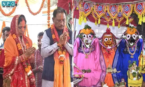 CM Vishnudeo: मुख्यमंत्री विष्णुदेव ने महाप्रभु जगन्नाथ का लिया दर्शन लाभ, प्रदेश की सुख-समृद्धि और जनकल्याण की कामना की